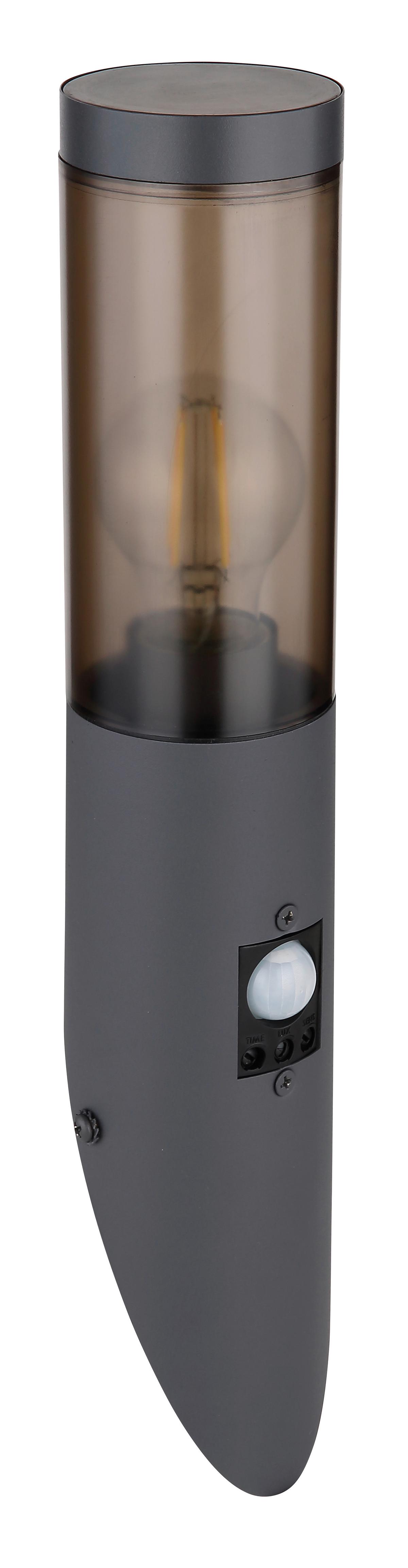 Zunanja Stenska Svetilka 3157sas Boston - antracit, Design, kovina/umetna masa (7,6/41cm) - Globo