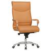 Vrtljivi Stol Bigboss - barve aluminija/rjava, Konvencionalno, kovina/umetna masa (61/126/60cm) - MID.YOU