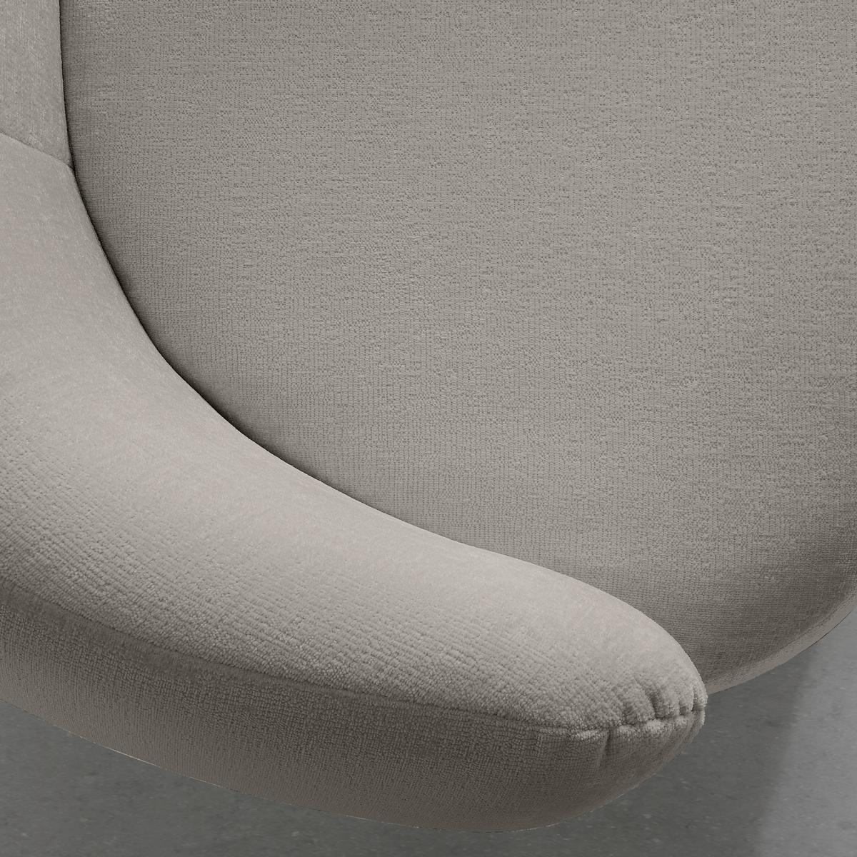 Bigsofa Runde Form, Inkl. 2 Kissen - Schwarz/Braun, Modern, Kunststoff/Textil (235/72/110cm) - Premium Living