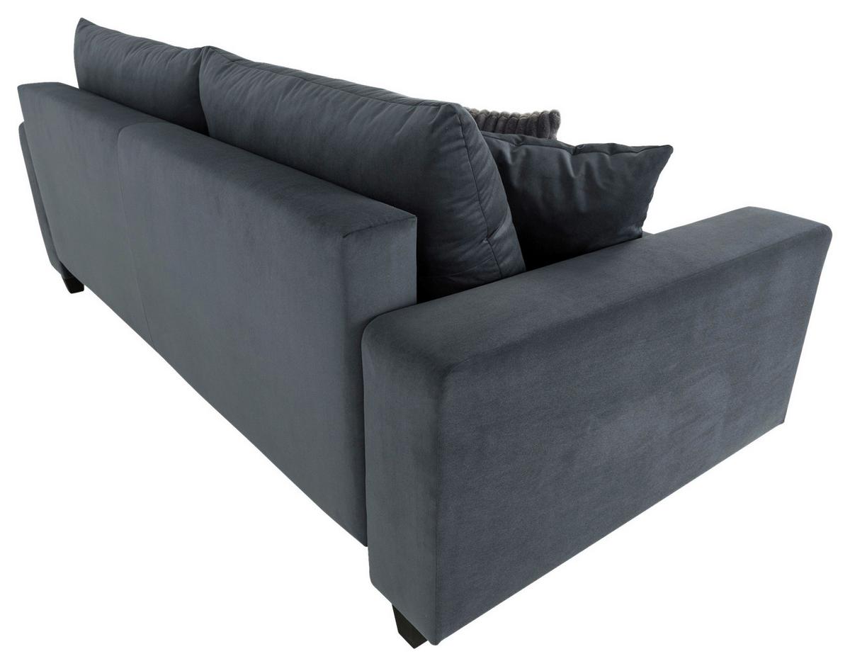 Trosed Lilly - crna/antracit, Trendi, drvo/metal (240/90,5/119cm) - Luca Bessoni