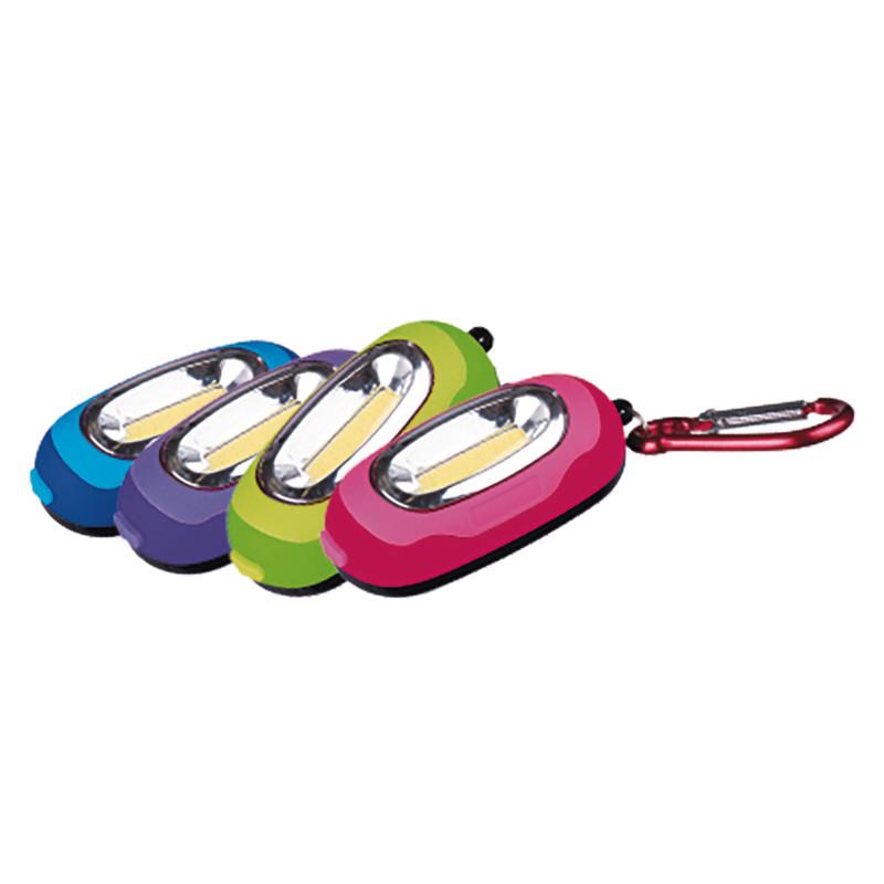 Kulcstartó Cob LED - műanyag (2.3/7.4/3.4cm)