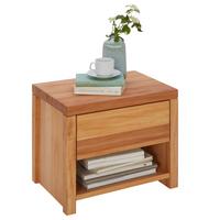 SZAFKA NOCNA AMAZON - Natur, drewno (50/43/38cm) - Linea Natura