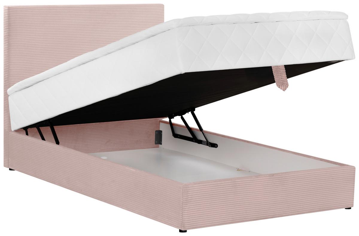 Boxbett Boxy Rosa ca. 100x200cm - Rosa, KONVENTIONELL, Textil (100/200cm) - Based