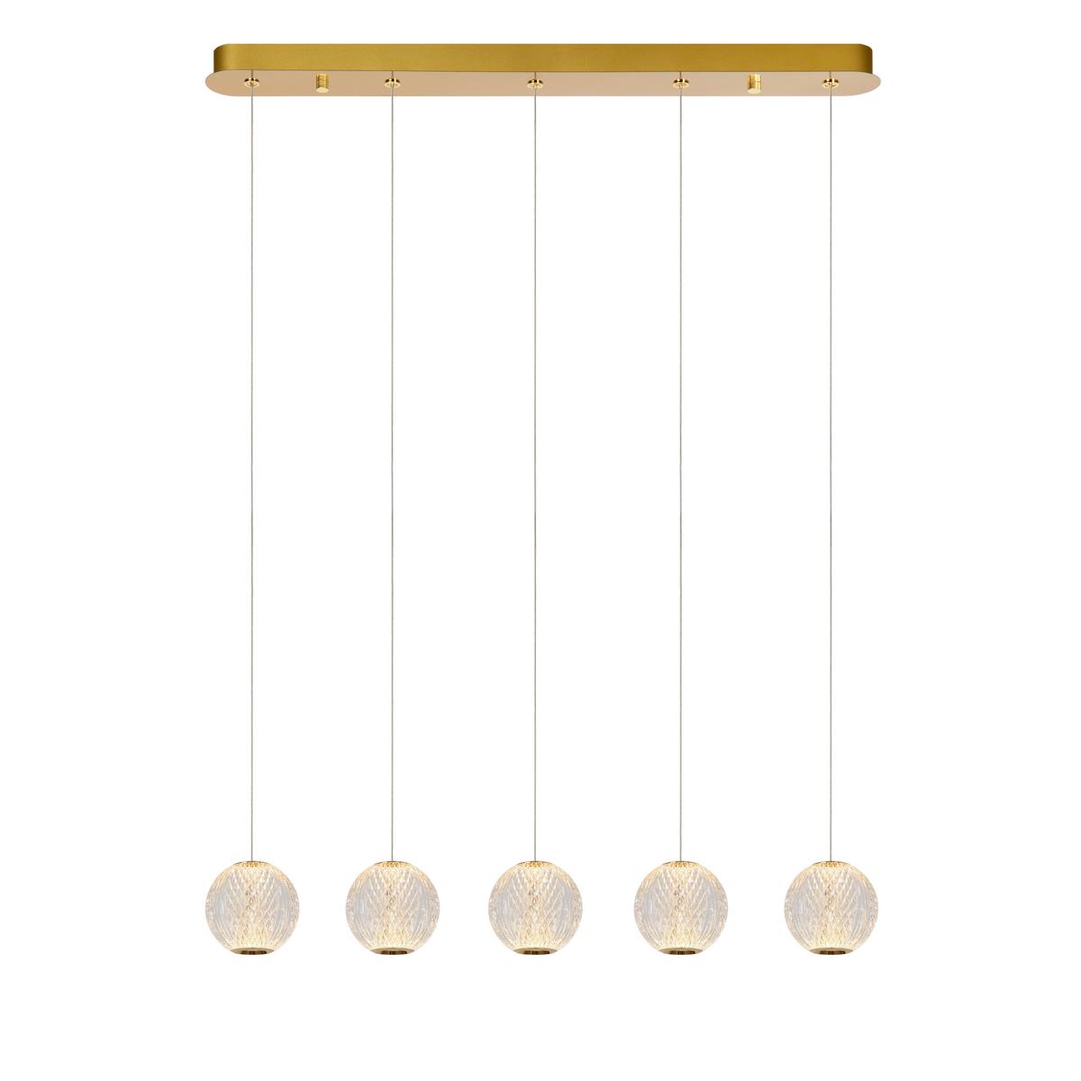 LAMPA ZWIESZANA LED 13499/21/60 CINTRA - przezroczysty, Design, tworzywo sztuczne (84/11/150cm) - Lucide