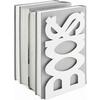 BOKSTÖD BOOKS -SB- - vit, metall (12/21/11cm) - Mömax