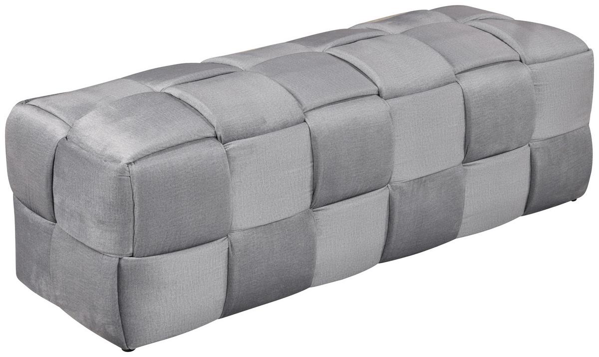 TABURET ELLIOT - gri, Modern, plastic/lemn (124/41/46cm) - Mömax