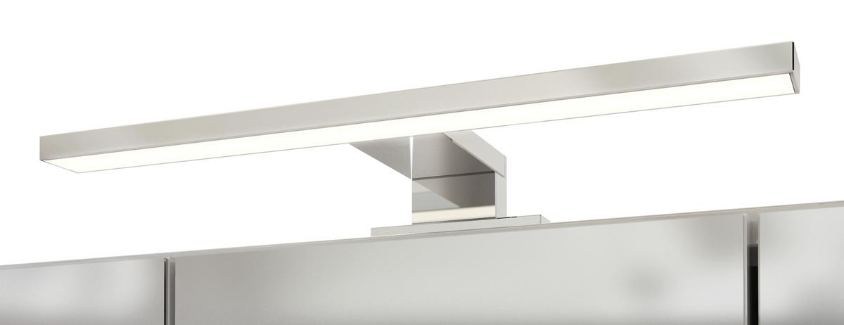 Badezimmer ''Helsinki'', Weiß/Eichefarben - Eichefarben/Weiß, KONVENTIONELL, Glas/Holzwerkstoff (120cm) - Held