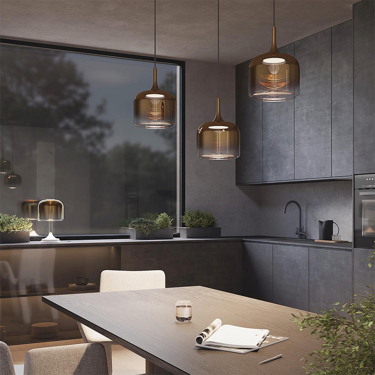 Pendelleuchte Mod286pl-L18g3k - Goldfarben, Design, Metall (26/339.5cm) - MAYTONI
