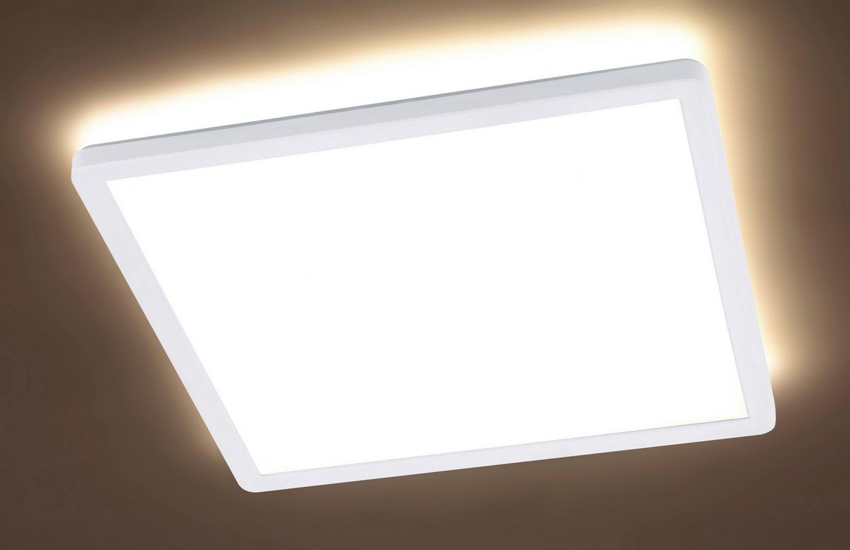 LAMPA SUFITOWA LED GIGA 8 *SBN* - biały, Basics, tworzywo sztuczne (29,3/29,3/2,8cm) - Novel