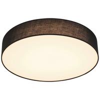 LAMPA SUFITOWA LED CHRISTINA - czarny/biały, Trend, tworzywo sztuczne/metal (60/11cm) - Novel