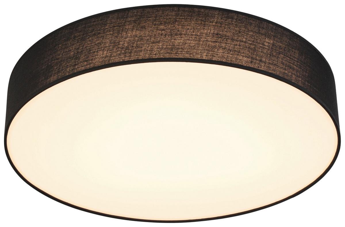 LAMPA SUFITOWA LED CHRISTINA - czarny/biały, Trend, tworzywo sztuczne/metal (60/11cm) - Novel