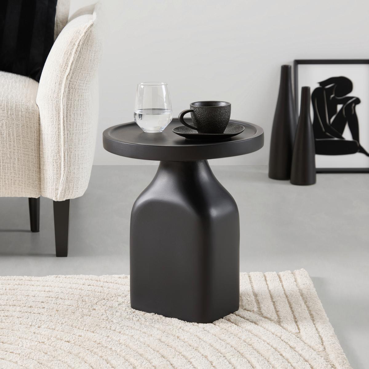 Beistelltisch Noir Schwarz - Schwarz, MODERN, Holz (35/40/35cm) - Premium Living