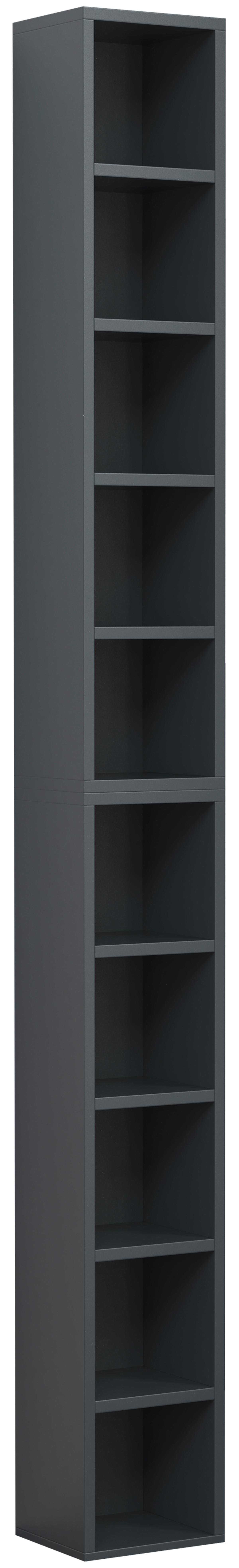 CD-REGAL MEGOSA S - Anthrazit, Design, Holzwerkstoff (40/94/17cm) - MID.YOU