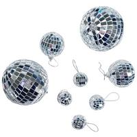 Dekohänger Disco Silberfarben - Silberfarben, Konventionell, Glas/Kunststoff - Mömax