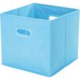 Aufbewahrungsbox Elli - Türkis, KONVENTIONELL, Karton/Kunststoff (33/33/32cm) - Mömax modern living