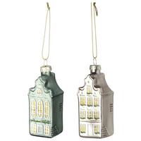 Dekohaus Hannah Multicolor 2-teilig - Multicolor, Glas (3,4/10,5/3,4cm) - Mömax