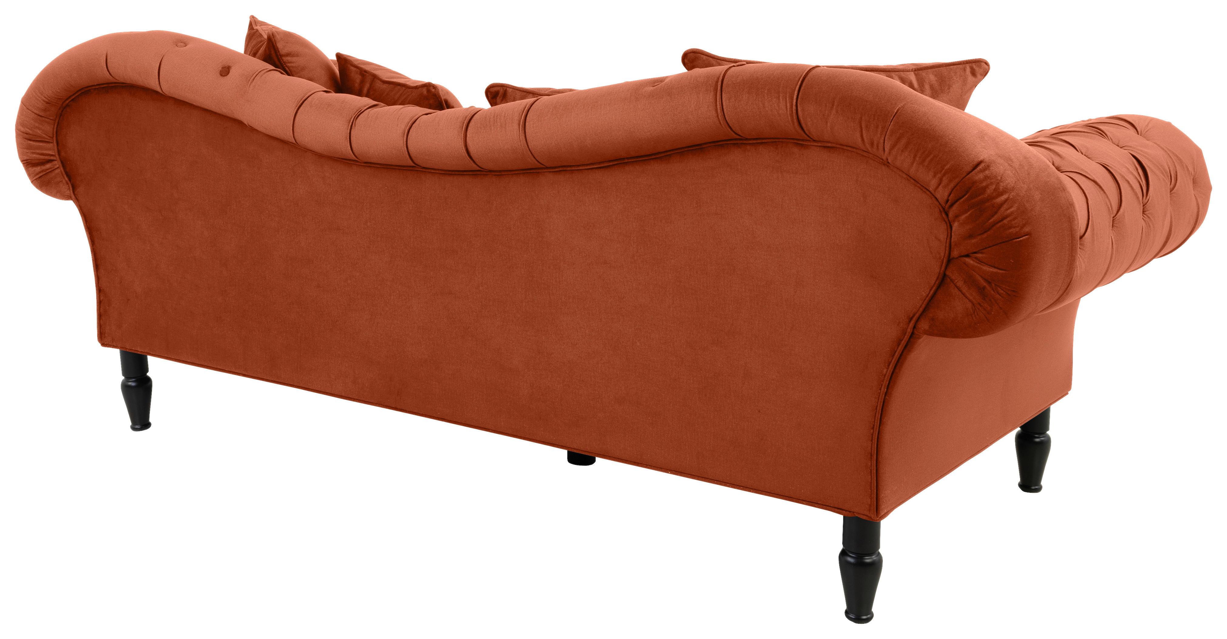 CANAPEA CU 3 LOCURI CUPIDO - ruginiu, Design, textil (242/91/104cm) - Mömax