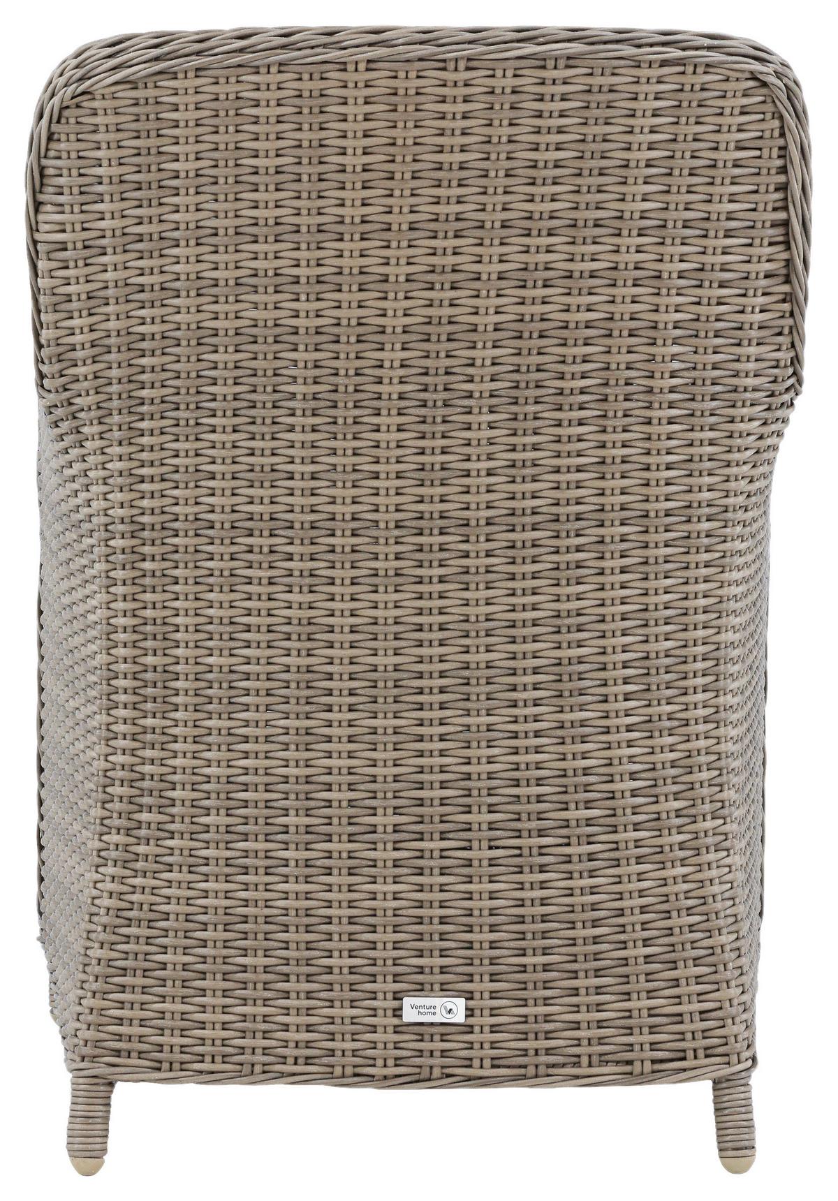 GARTENSTUHL-SET WEMBLEY - Braun, KONVENTIONELL, Kunststoff/Textil (62/94/66cm) - Gardenson