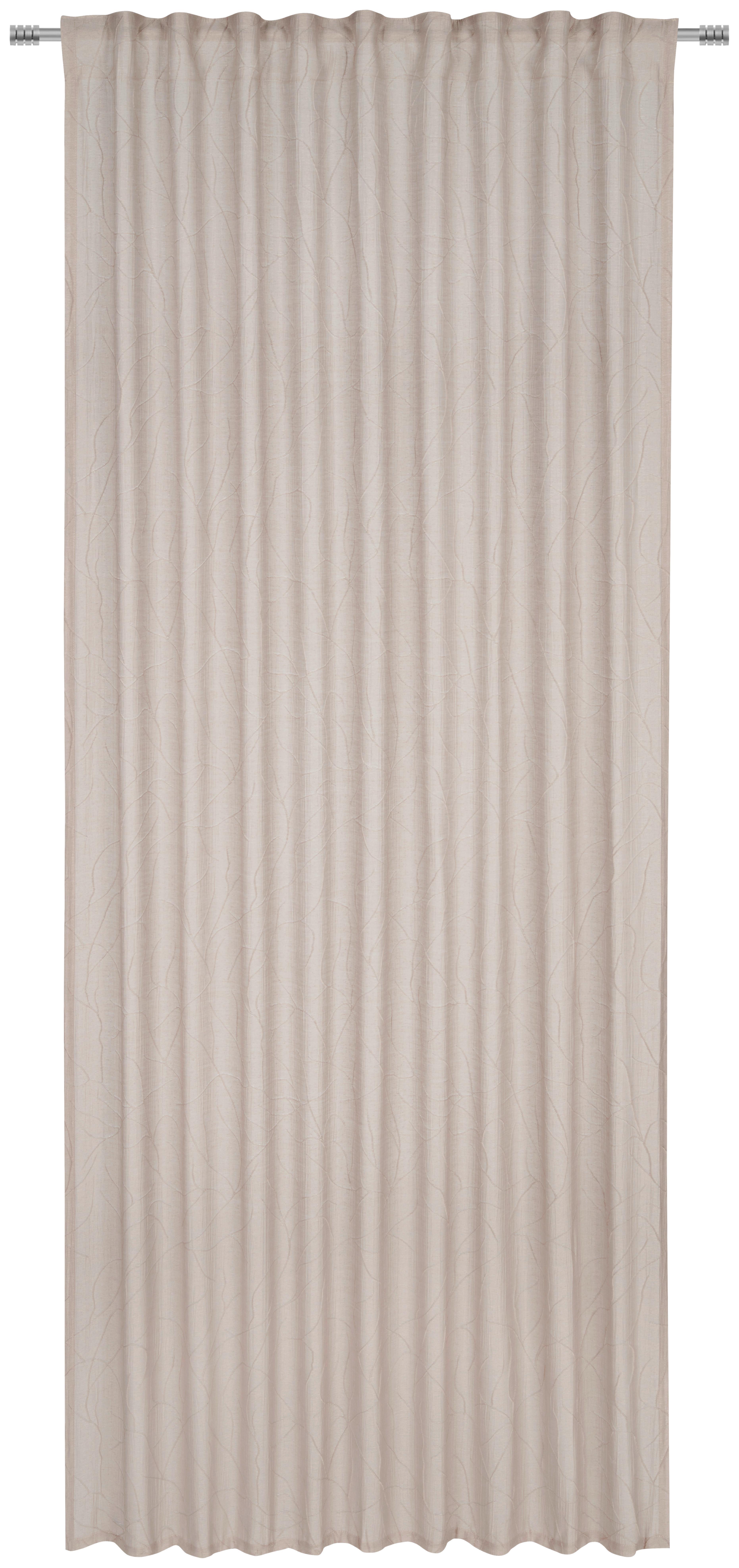 ZASŁONA GOTOWA TAINATE - taupe, Design, tkanina (135/245cm) - Esposa