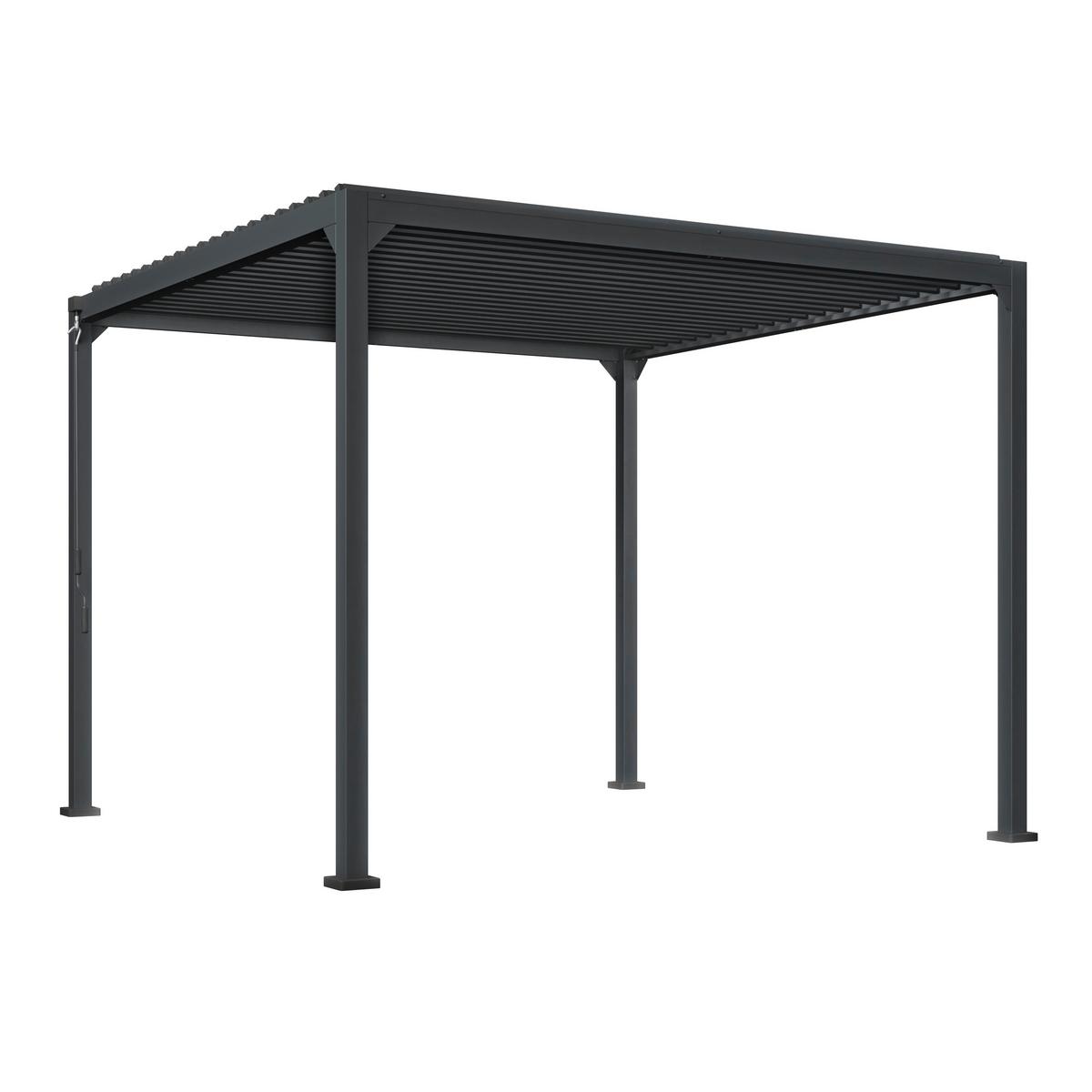 Paviljon Sunny - antracit, Moderno, kovina (300/227/300cm) - Mömax