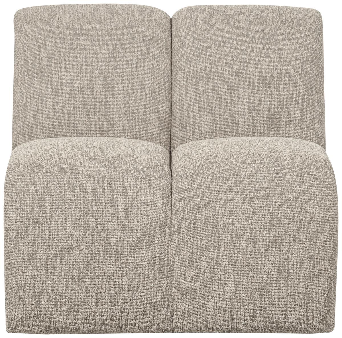 Sofaelement Mojo Beige B: 84cm - Beige/Schwarz, Design, Kunststoff/Textil (84/74/97cm) - Livetastic