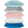 Zierkissen Fluffy in Rosa, ca. 45x45cm - Rosa, Textil (45/45cm) - MÖMAX modern living