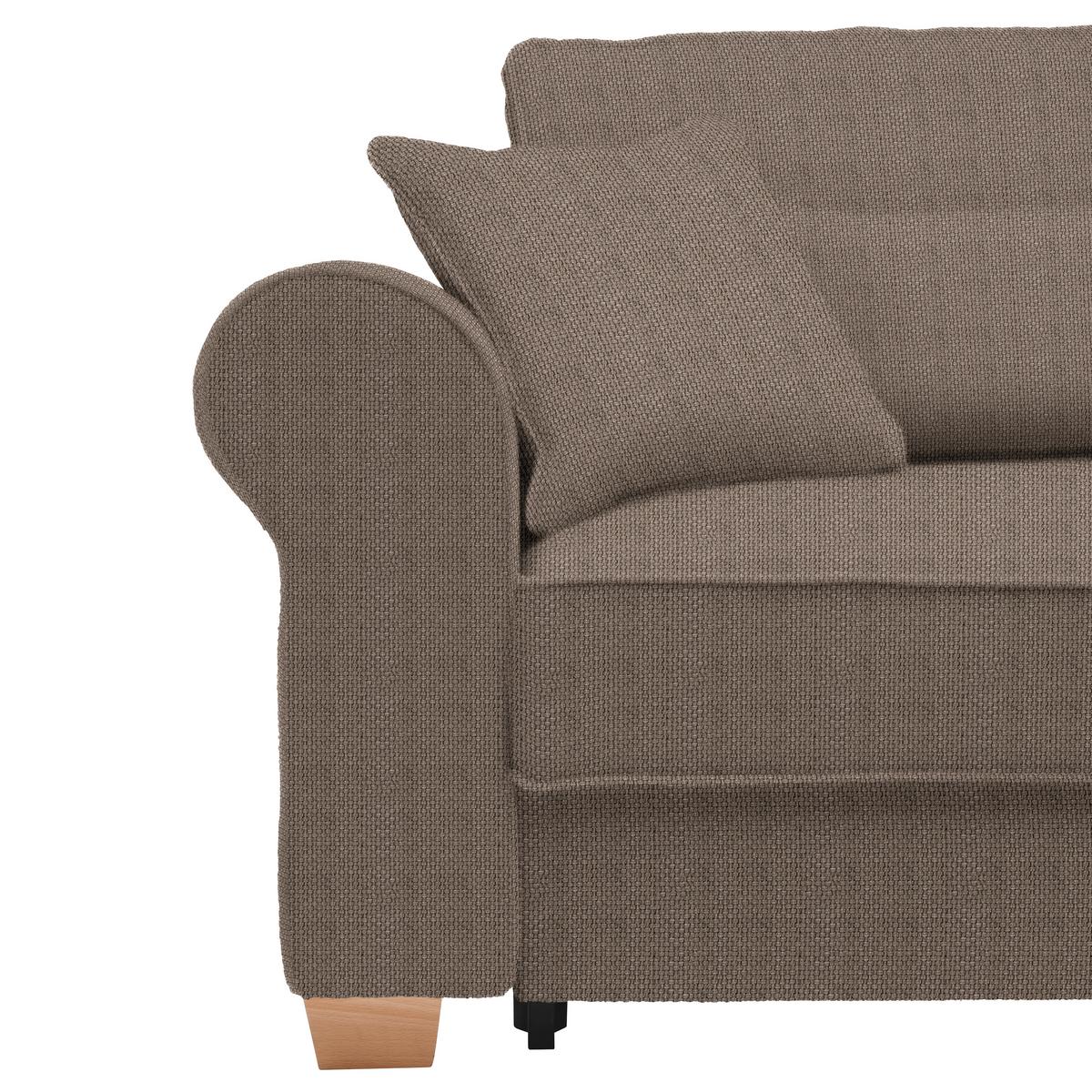 Wohnlandschaft Angelo Braun - Braun, Modern, Holz/Holzwerkstoff (255/92/185cm) - Mömax