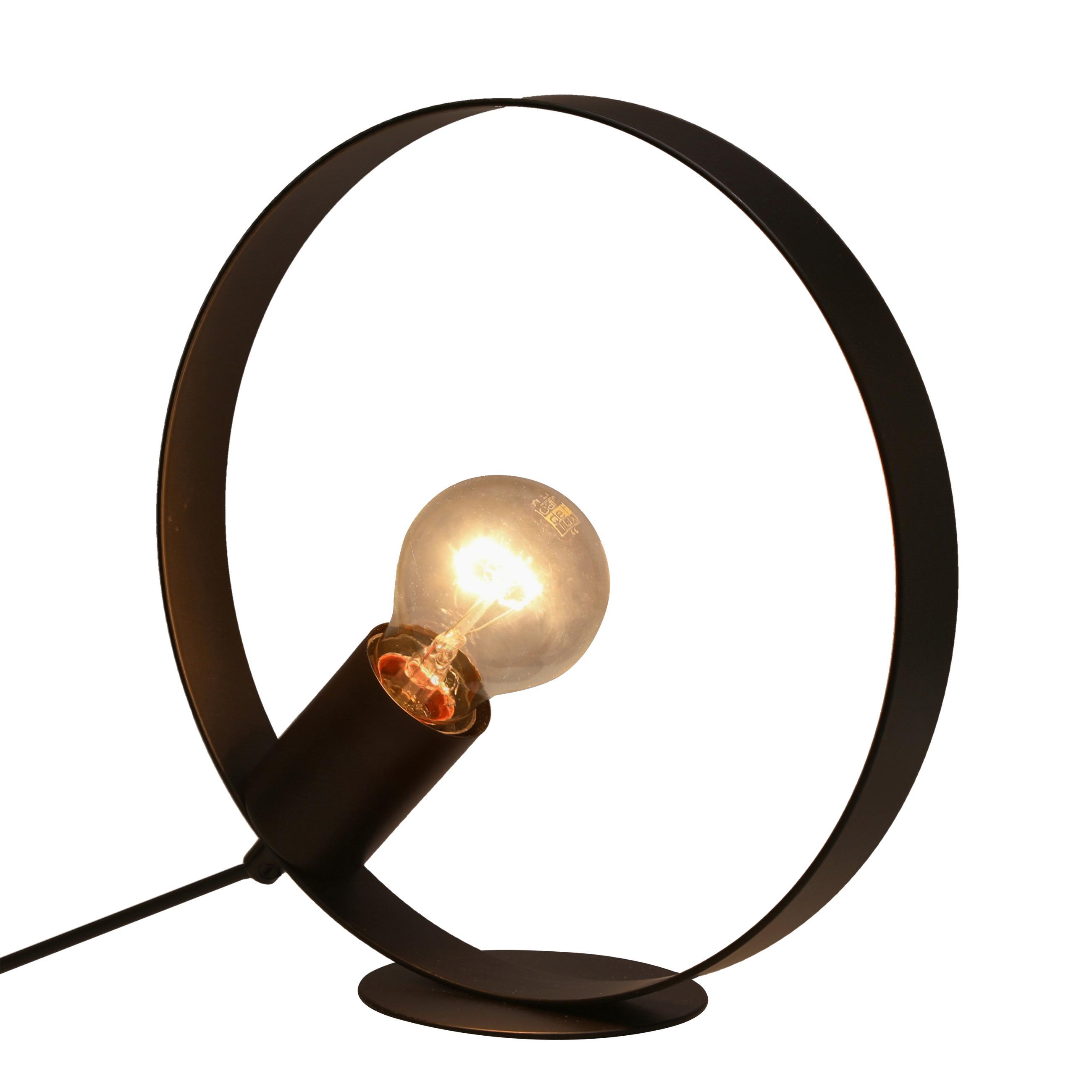Stolna Svjetiljka Nexo - crna, Trend, metal (10/25/25cm)