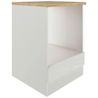 SZAFKA DO ZABUDOWY KUCHENKI LEVI - szary, Modern, materiał drewnopochodny (60/86/60cm) - FlexWell