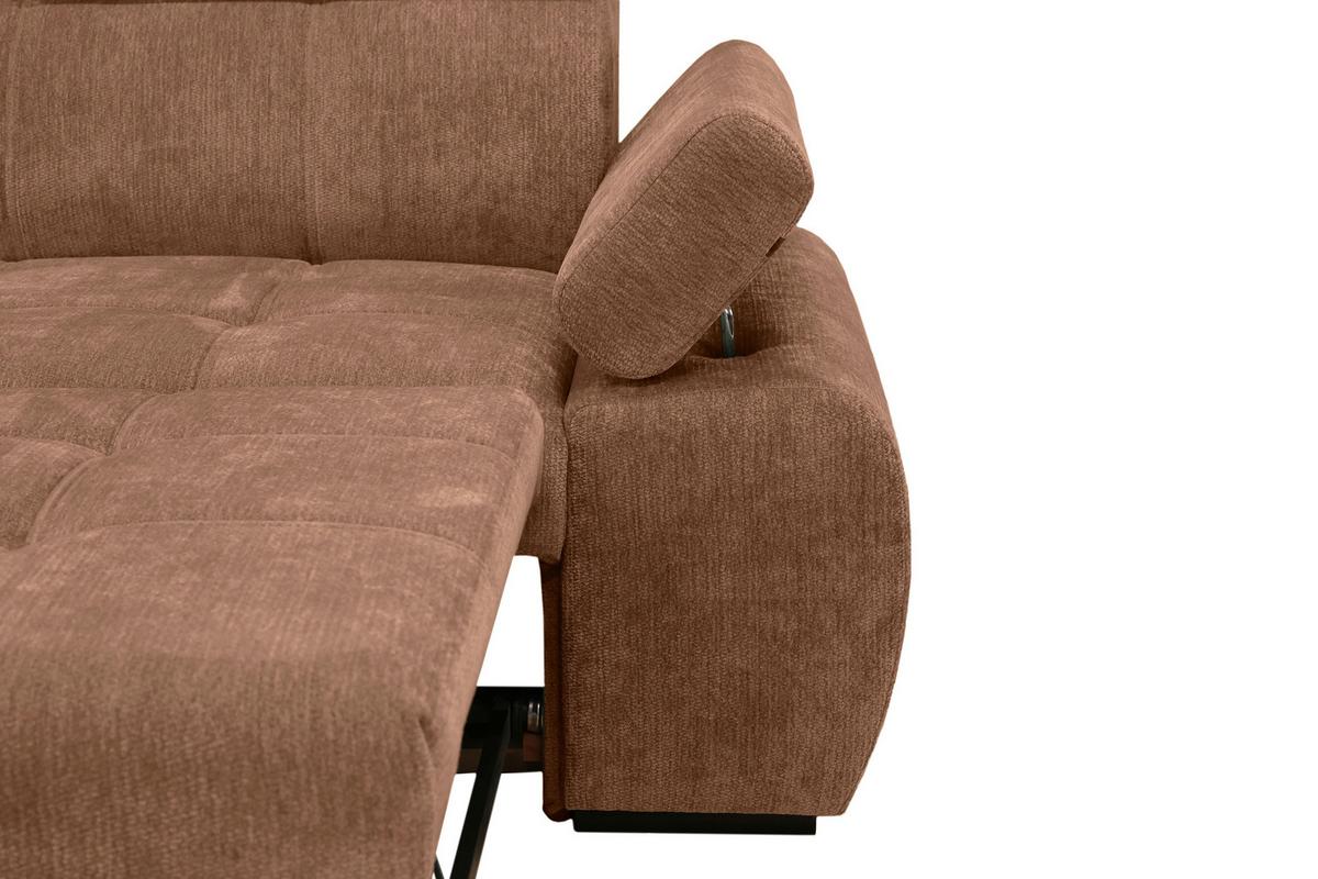 Coltar VEGAS - teracotă, Design, lemn/textil (173/294cm) - Modern Living