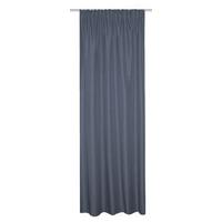 Wärmeschutzvorhang Thermo Blau ca. 135x245cm - Blau, KONVENTIONELL, Textil (135/245cm)