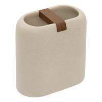 Suport periuțe dinți Bagi - bej, Basics, plastic (10,8/5,6/10,2cm)