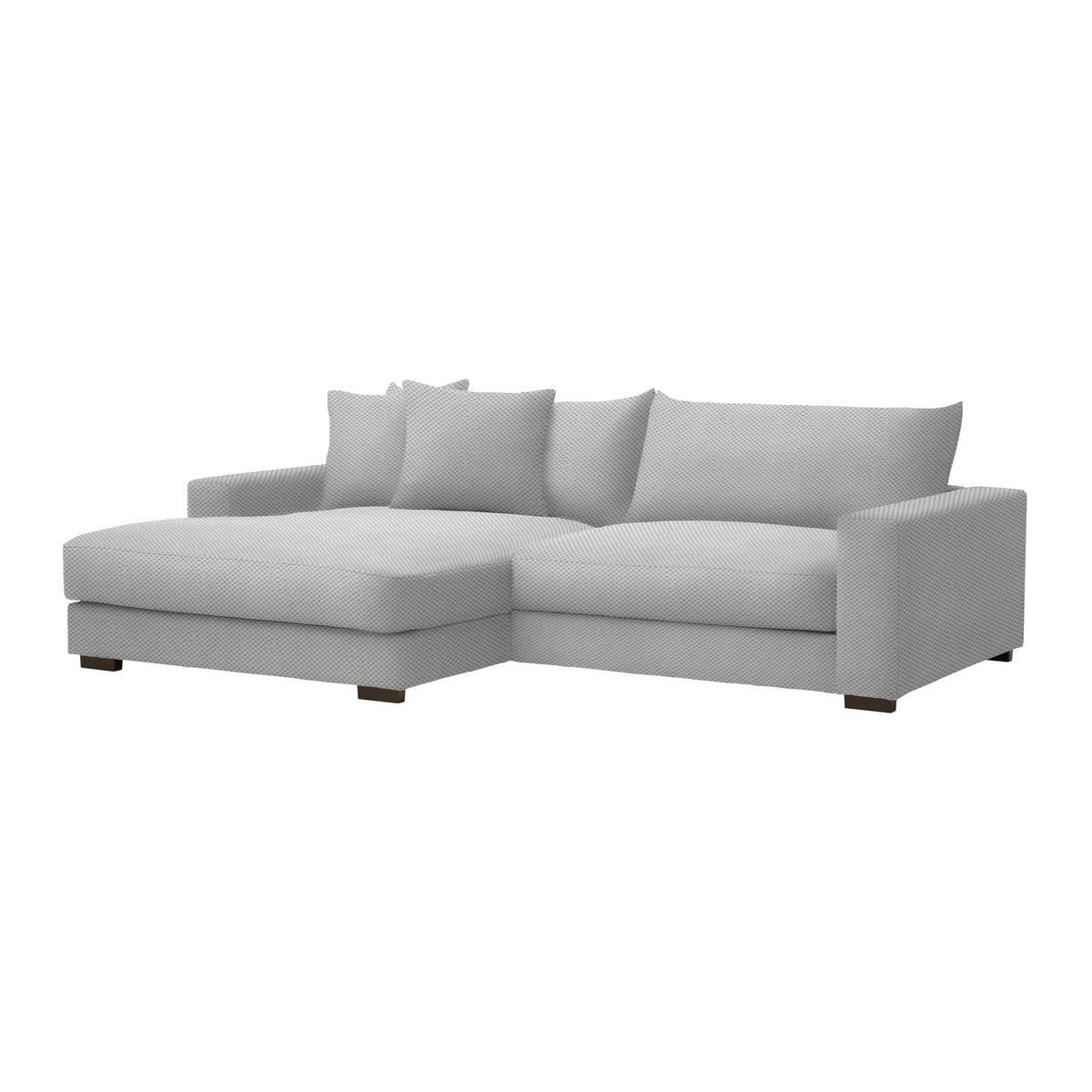 Ecksofa Pedro Hellgrau - Hellgrau, MODERN, Textil (180/83/265cm) - Mömax