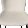 STOL NOEMIE - svart/cremefärgad, Modern, metall/trä (49/81/54cm) - Bessagi Home