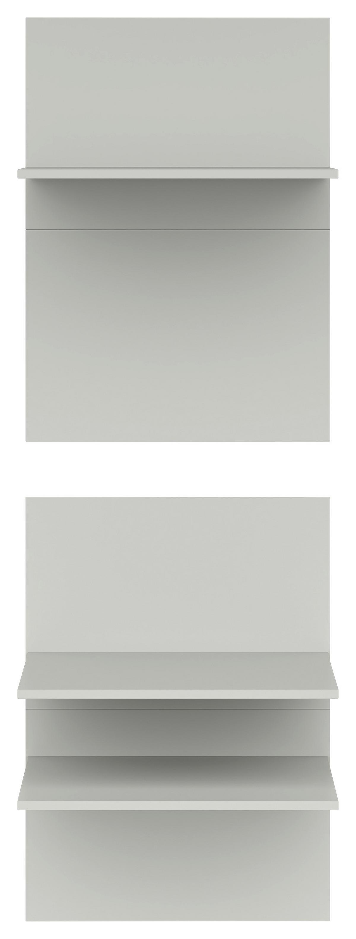 Einlegebodenset K49-POL357/49 Grau, 3-teilig - Grau, Basics, Holzwerkstoff (56,7/80,3/48,9cm) - Visiona