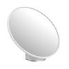 Kosmetikspiegel Chris in Weiss - Weiss, Modern, Glas/Kunststoff (19,9/17,2/13,3cm) - Premium Living