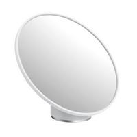 Kosmetikspiegel Chris in Weiss - Weiss, Modern, Glas/Kunststoff (19,9/17,2/13,3cm) - Premium Living