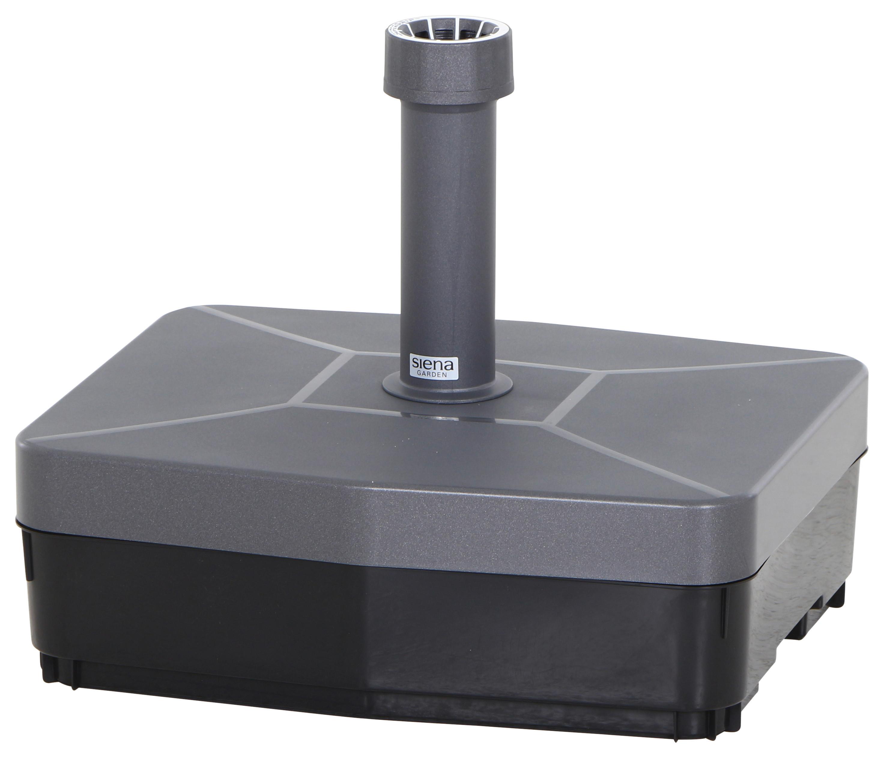Schirmständer Kunststoff für BHT: 49x16x41 cm - Anthrazit, KONVENTIONELL, Kunststoff (49/16/41cm) - Siena Garden