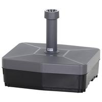 Schirmständer Kunststoff für BHT: 49x16x41 cm - Anthrazit, KONVENTIONELL, Kunststoff (49/16/41cm) - Siena Garden