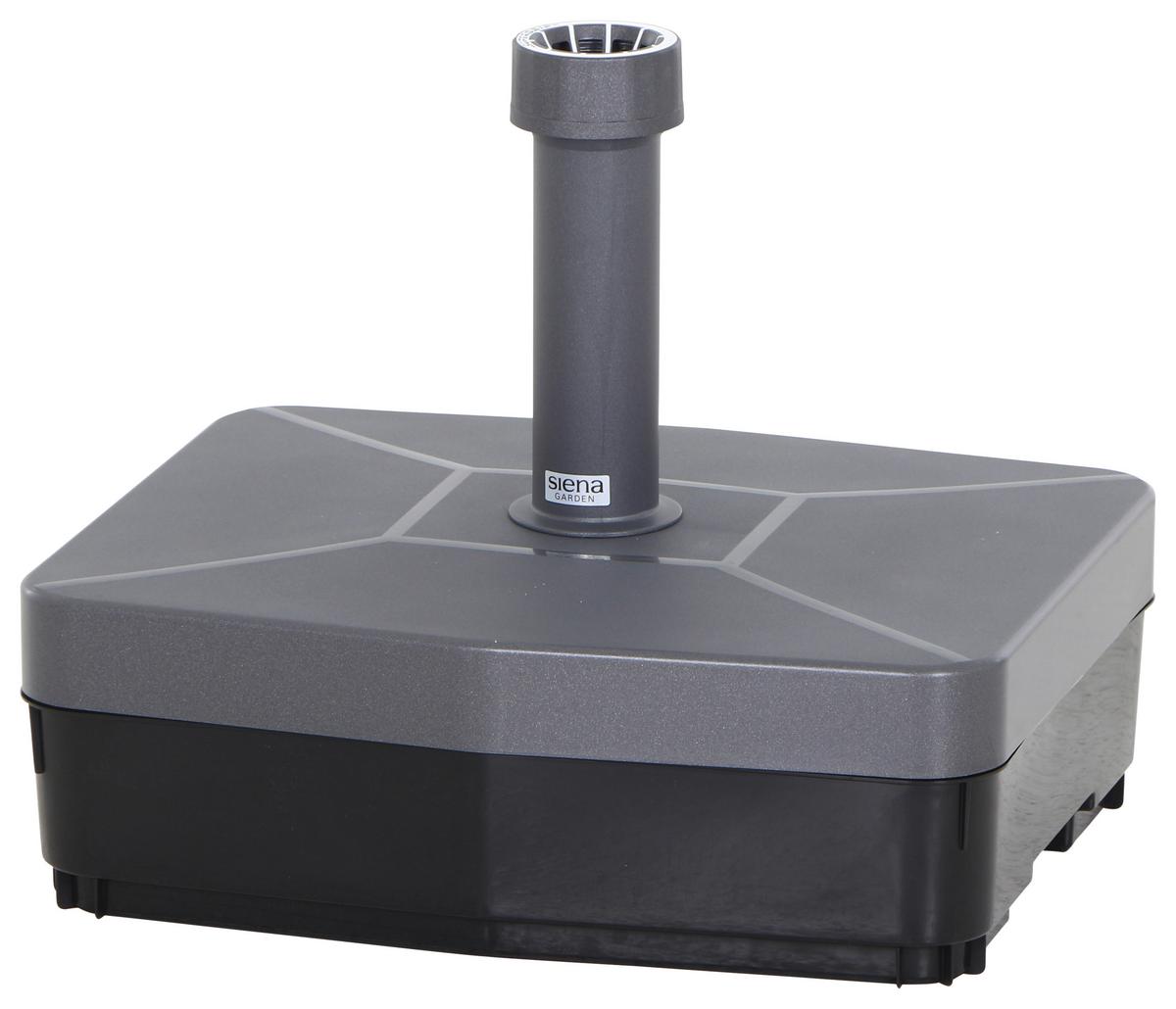 Schirmständer Kunststoff für BHT: 49x16x41 cm - Anthrazit, KONVENTIONELL, Kunststoff (49/16/41cm) - Siena Garden