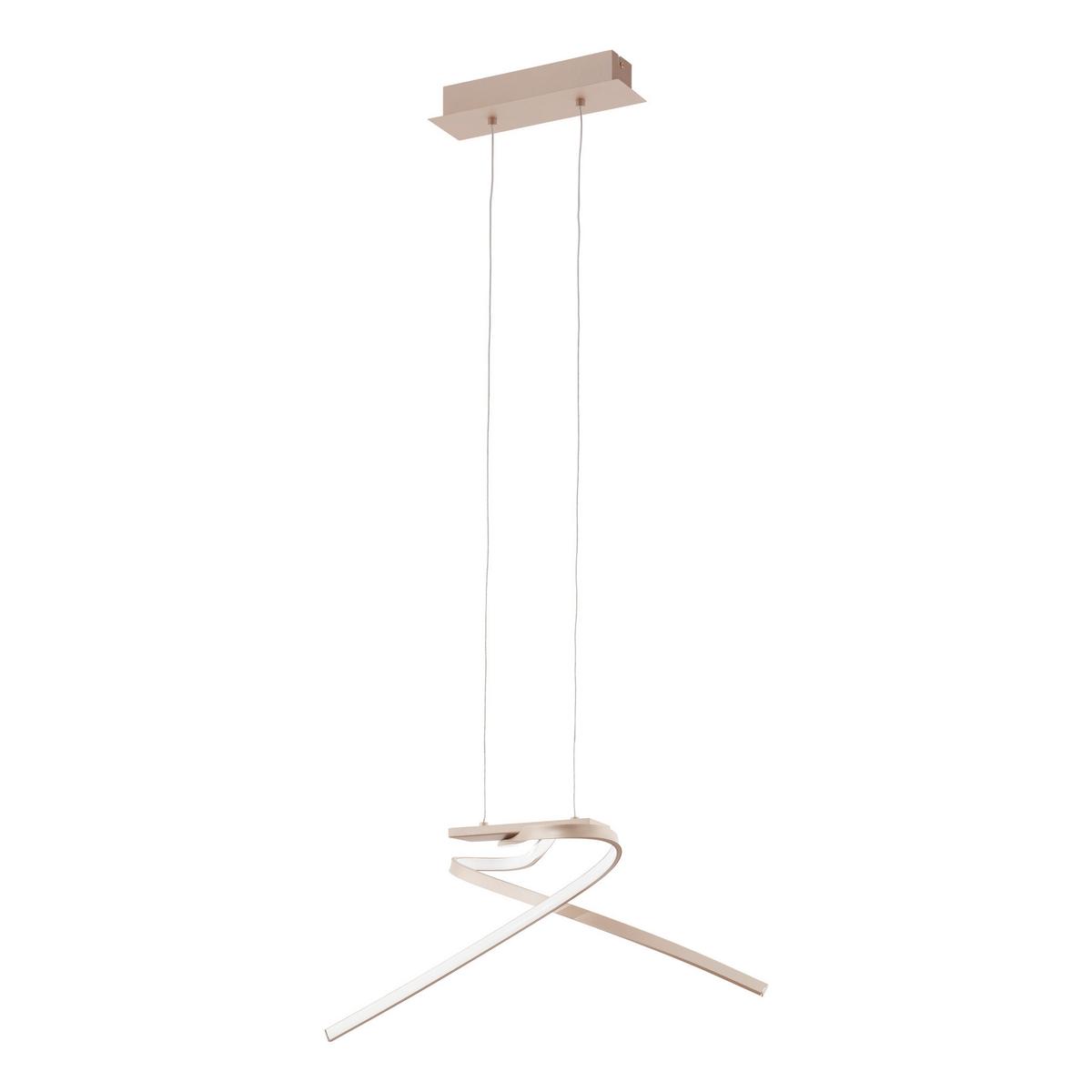 Led-hängeleuchte 97362* Palozza - Weiss/Goldfarben, Design, Kunststoff/Metall (70,5cm) - Eglo