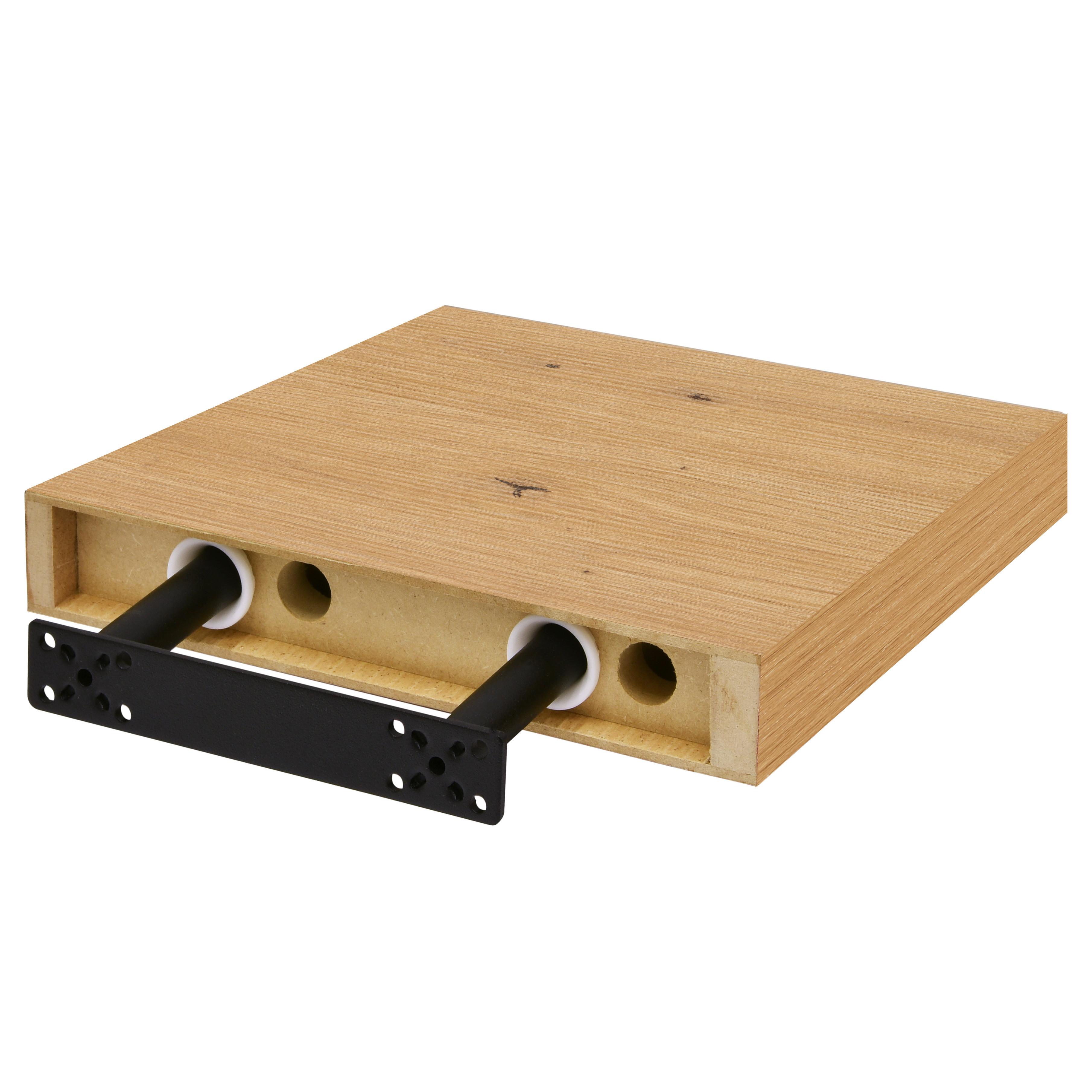 Zidna Polica Anja Sb - hrast Artisan, Moderno, drvni materijal (23,5/3,8/23,5cm) - Modern Living