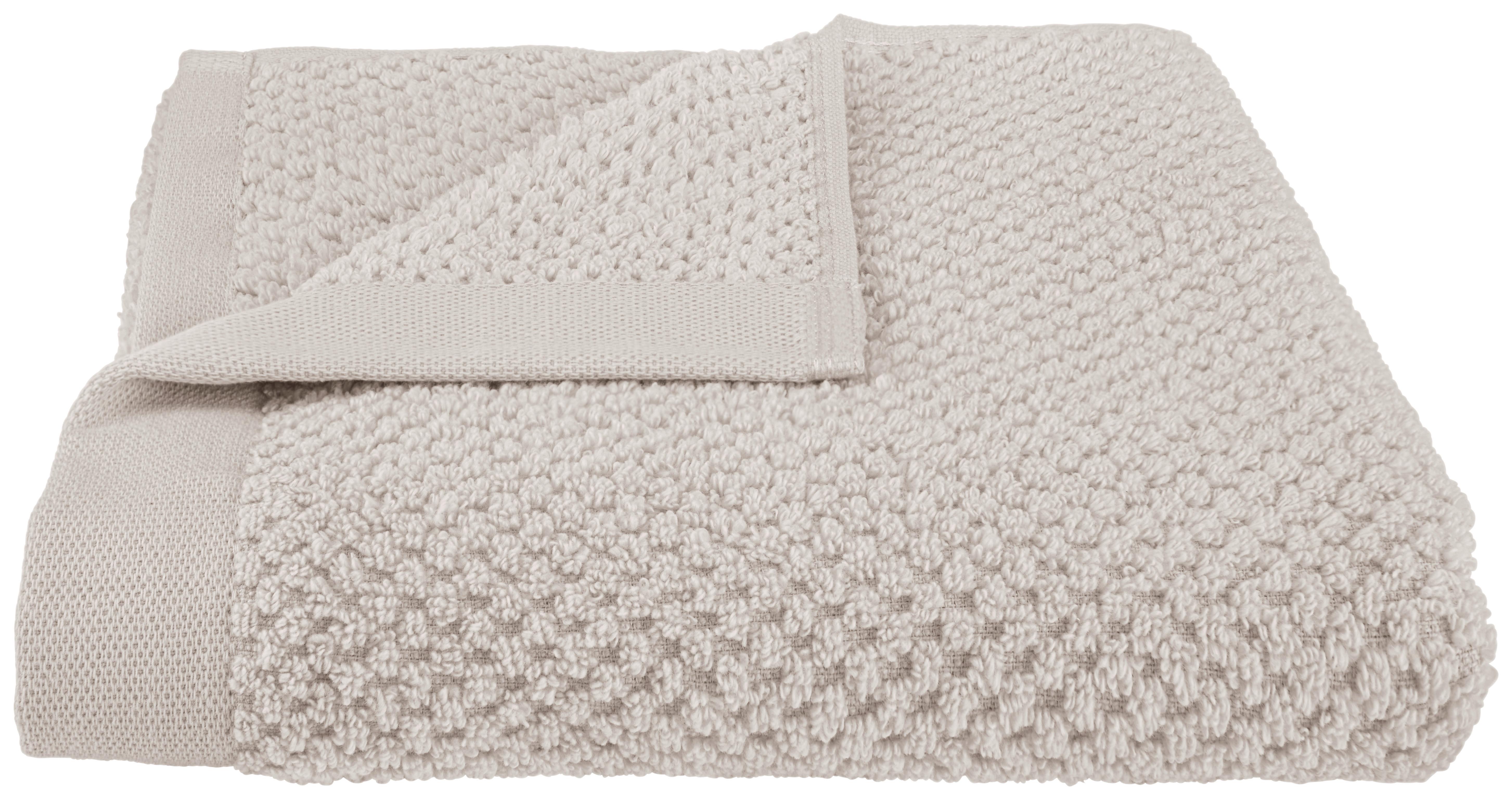 HANDDUK LUISE - silver, Klassisk, textil (50/100cm) - Modern Living