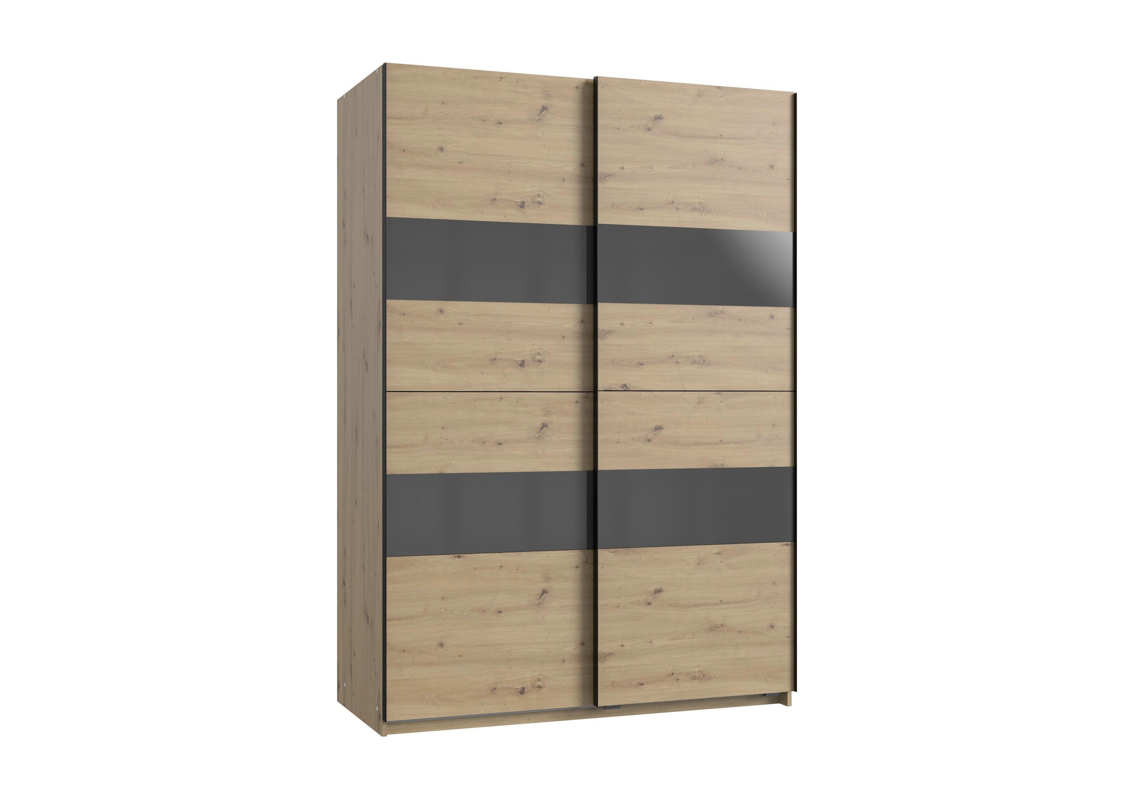 Dulap cu uși culisante ALTONA - stejar Artisan, Konventionell, material pe bază de lemn (135/200/64cm) - Modern Living