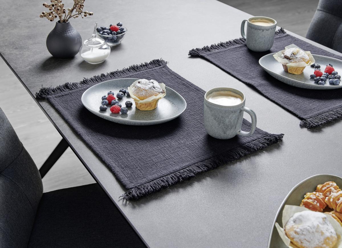 Étkezőalátét Pablo - fekete, Modern, textil (35/45cm) - Premium Living