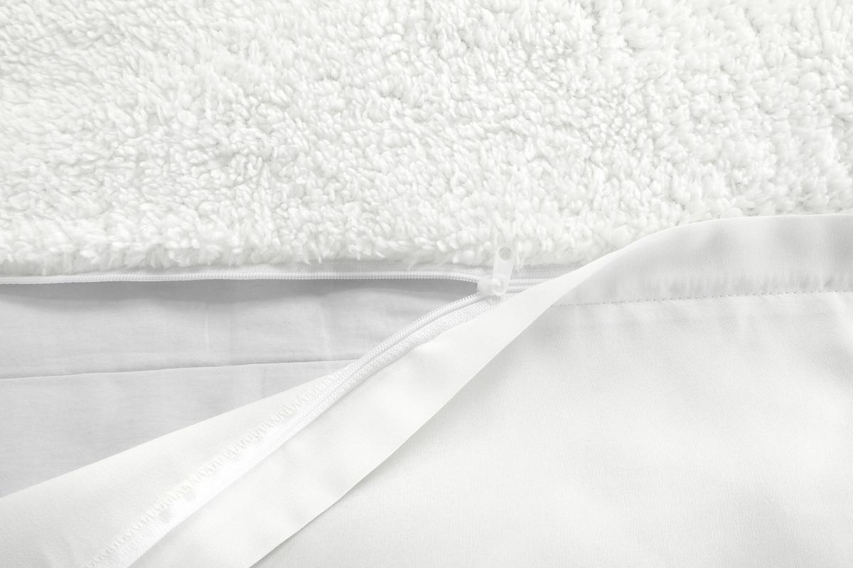 Bettwäsche Teddy Weiß ca. 140x200cm - Weiß, Textil (140/200cm) - Modern Living
