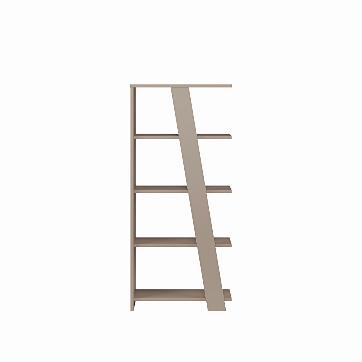 Polica Natta - bež-smeđa, Moderno, drvni materijal (72/161/29,6cm) - Modern Living