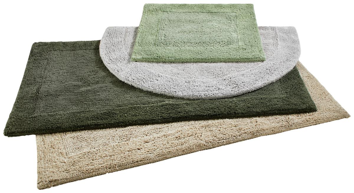 Badematte Karen in Sand ca. 60x100cm - Sandfarben, KONVENTIONELL, Textil (60/100cm) - Premium Living