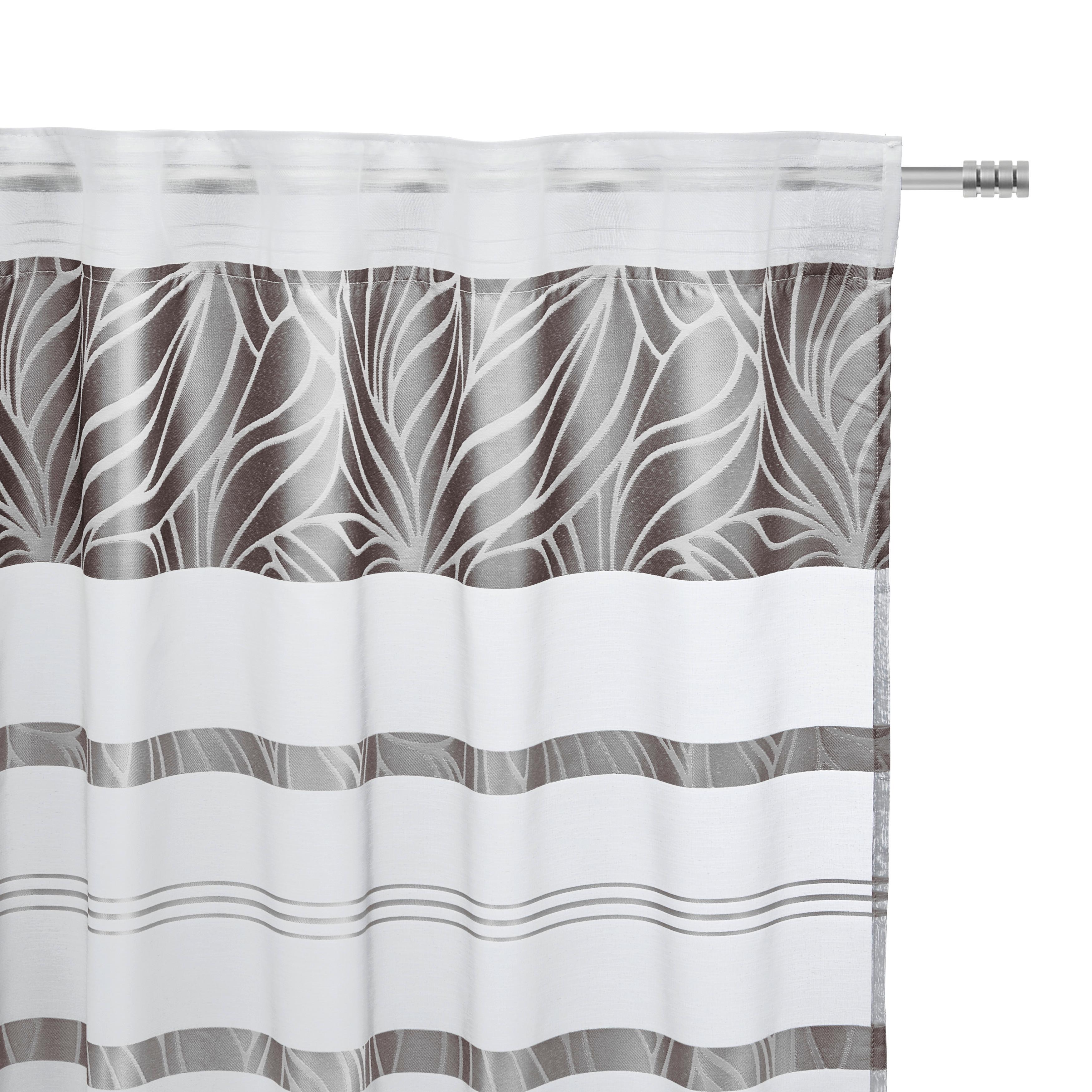 GARDINLÄNGD ANITA -AKT- - grå, Klassisk (140/245cm) - Modern Living
