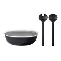 ZESTAW DO SAŁATEK 105941241100 - czarny, Konventionell (30,1/9,2cm) - Mepal